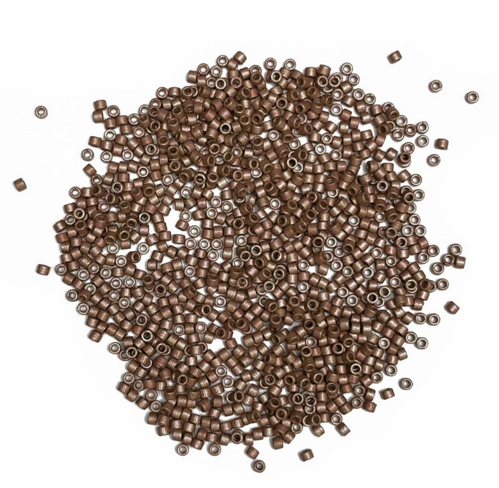 11/0 Delica Duracoat Galvanized Matte APPRX 9.5G