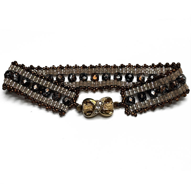 Beading Pattern to make the Fancy Lace Bracelet PDF (Instant Download)