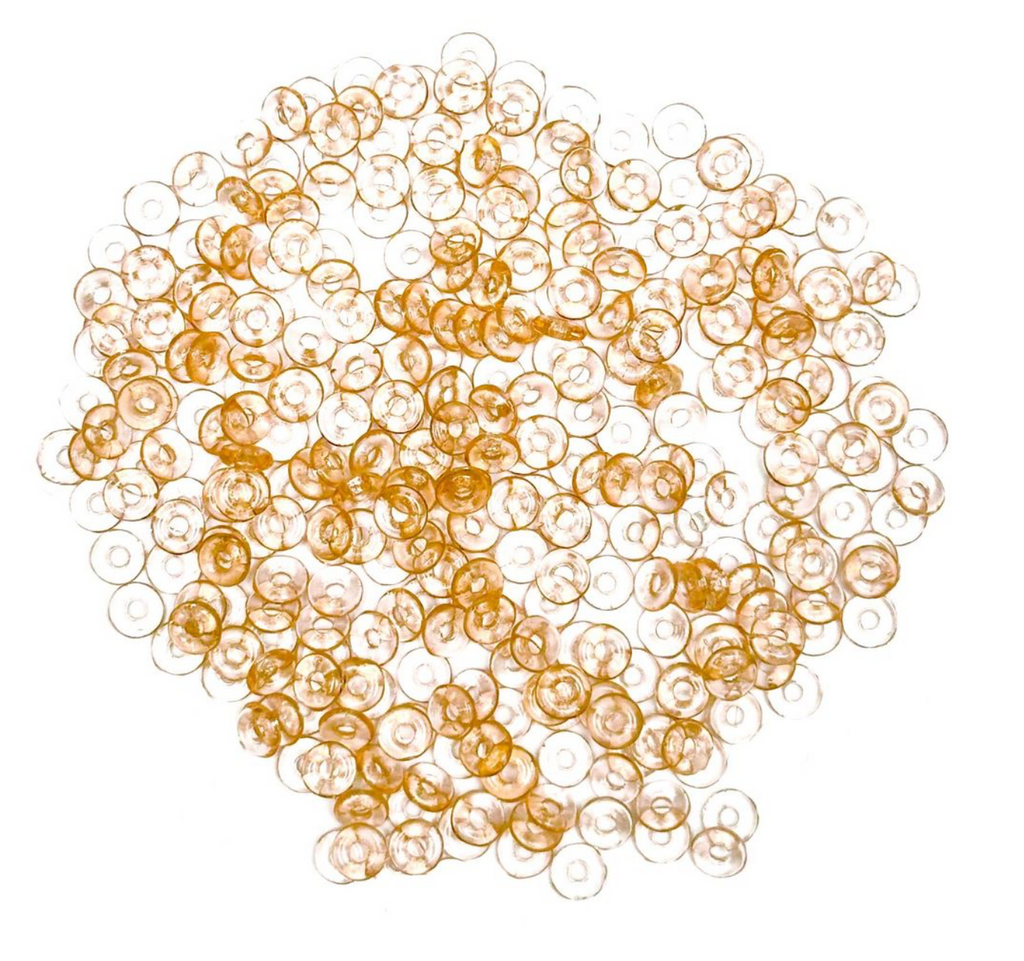 O BEADS 3.8X1MM 10g for beading