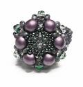 Beading Pattern to make a Round Duo Ring PDF (Instant Download)
