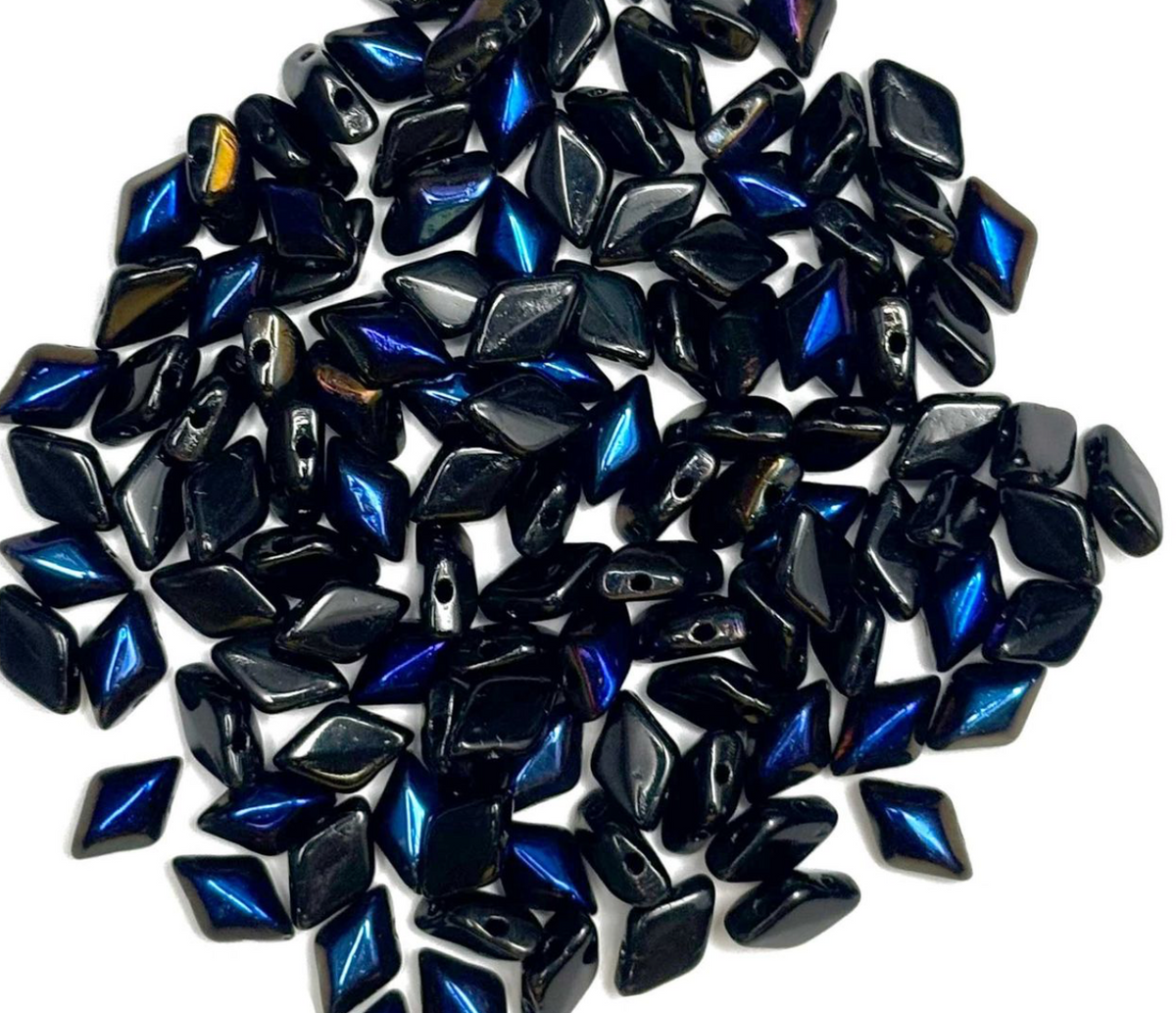 GemDuo Beads Jet Azuro
