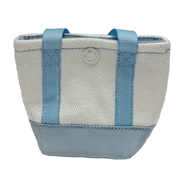 Mini Tote Keychain These totes are approx. 3 1/4" W 2.75"H Made with Fabric