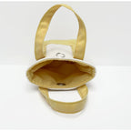 Mini Tote Keychain These totes are approx. 3 1/4" W 2.75"H Made with Fabric